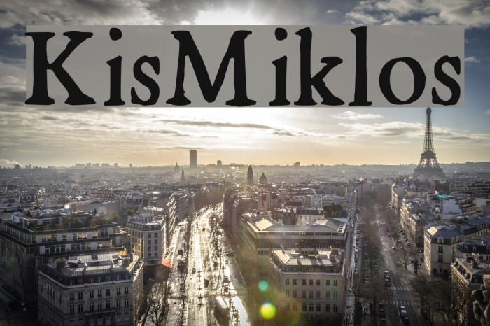 KisMiklos Font examples