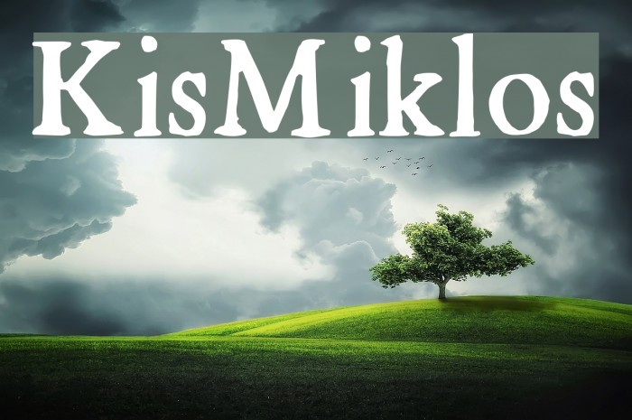KisMiklos Font examples