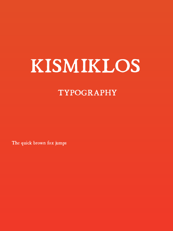 KisMiklos Poster