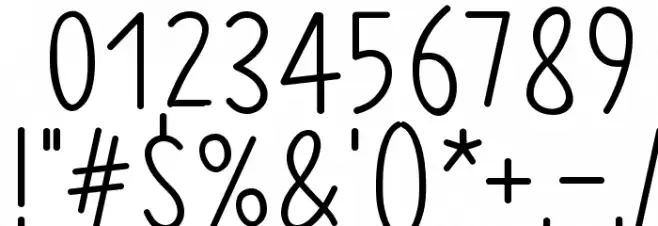 Kisah Ceritra Font OTHER CHARS