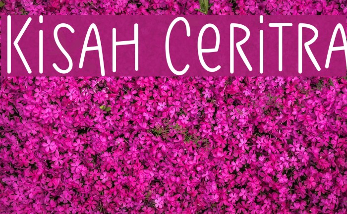 Kisah Ceritra Font examples