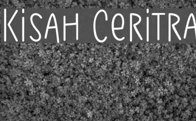 Kisah Ceritra Font examples