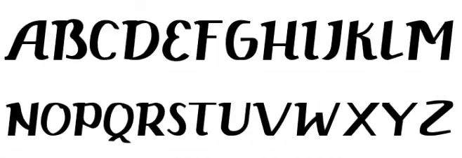 Kisha Serif Fonte MAIÚSCULAS