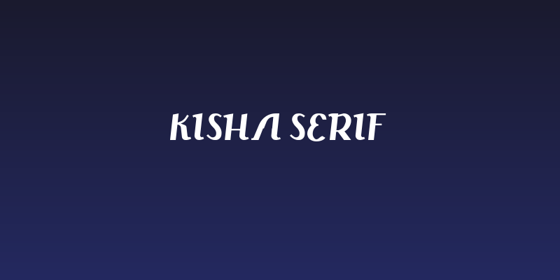 Kisha Serif Social Header