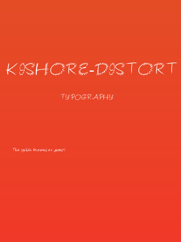 Kishore-Distort Poster