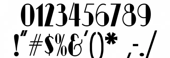 Kismet NF Font OTHER CHARS