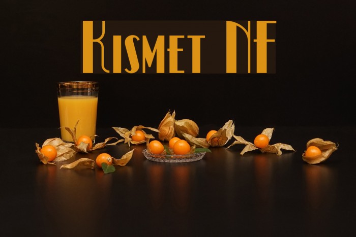 Kismet NF Font examples