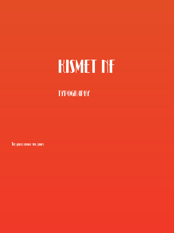 Kismet NF Poster