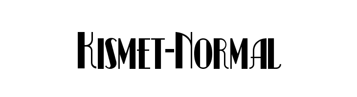 Kismet-Normal  Frei Schriftart Herunterladen