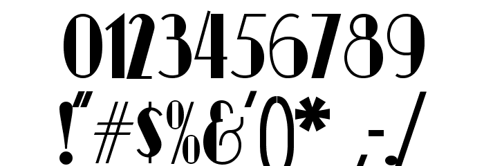 Kismet-Normal Font OTHER CHARS