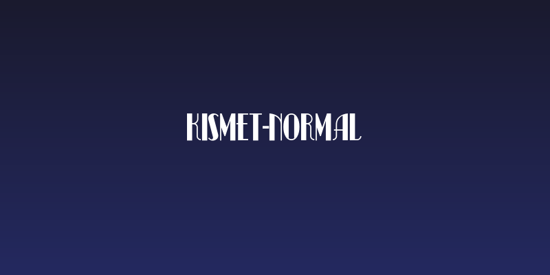 Kismet-Normal Social Header