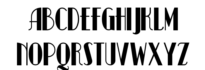 Kismet-Normal Font LOWERCASE
