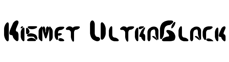 Kismet UltraBlack  font caratteri gratis