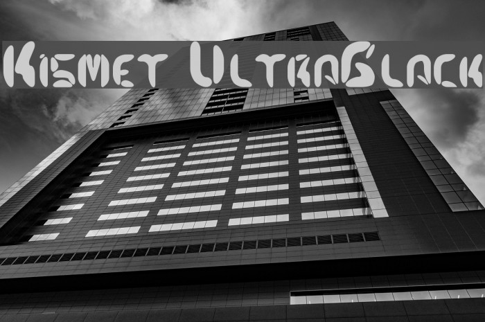 Kismet UltraBlack Font examples