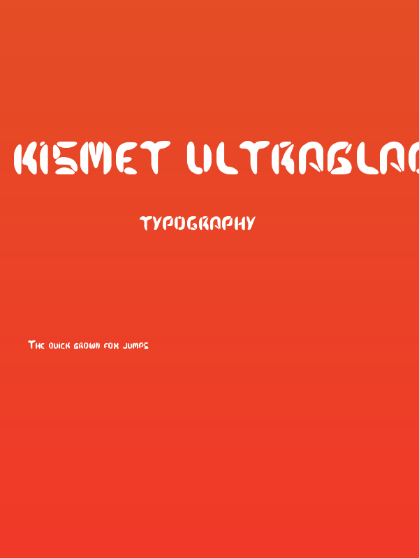 Kismet UltraBlack Poster