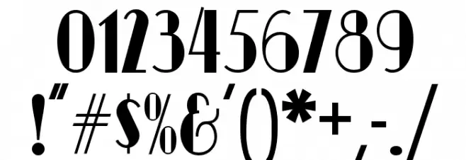 KismetNF Font OTHER CHARS