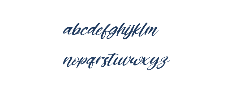 Kiss Boom Italic Lowercase