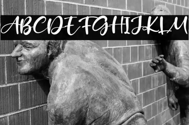 Kiss Boom Font examples