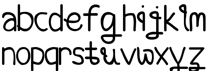 Kiss From A Rose Font LOWERCASE
