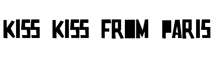 Kiss Kiss From Paris  Descarca Fonturi Gratis