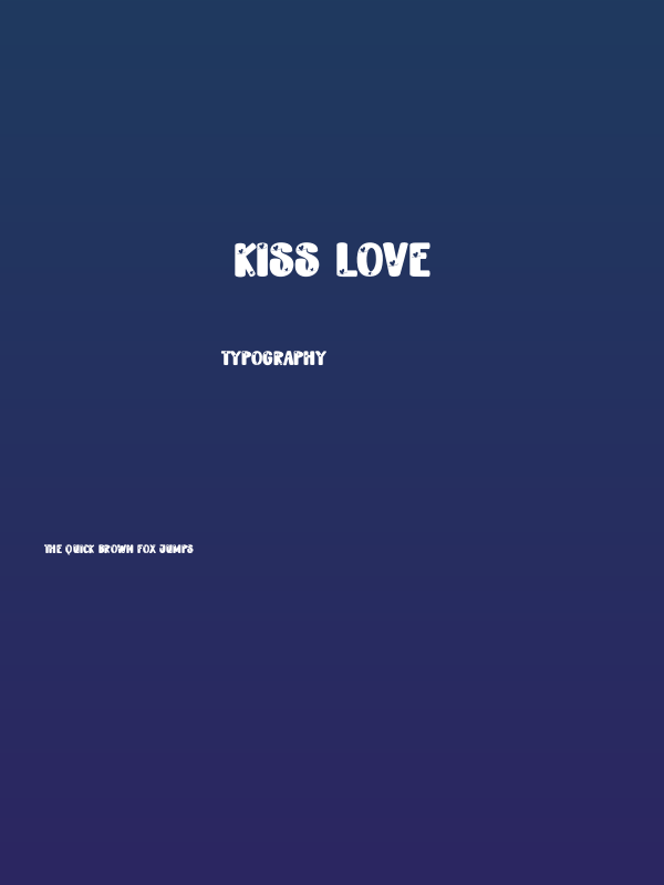 Kiss Love Poster