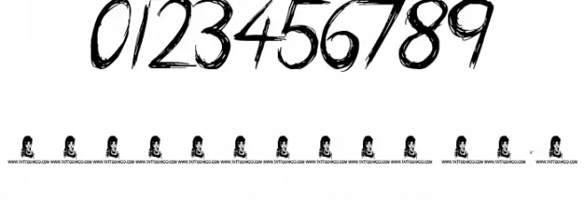 Kiss Me Quick フォント その他の文字