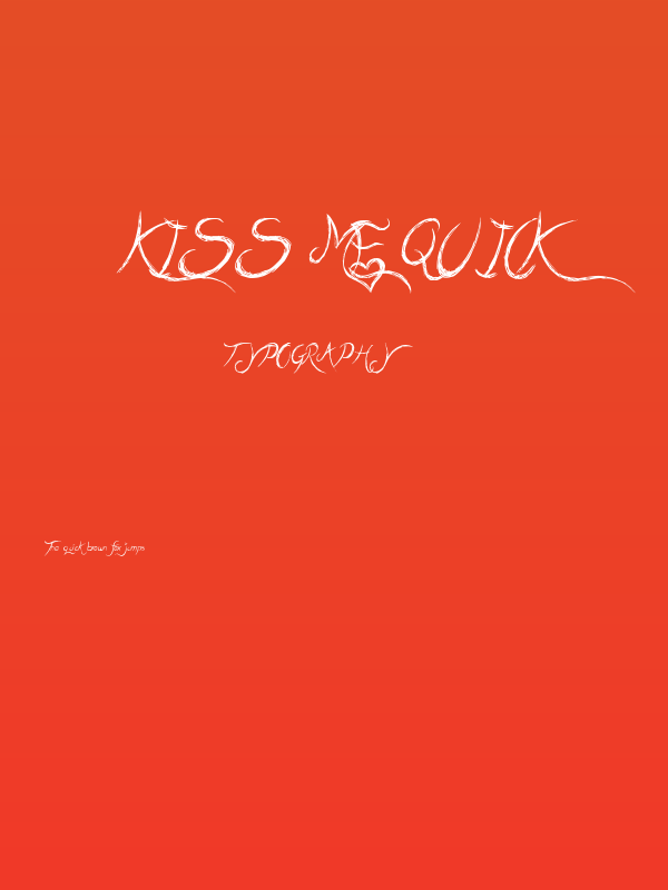 Kiss Me Quick Poster