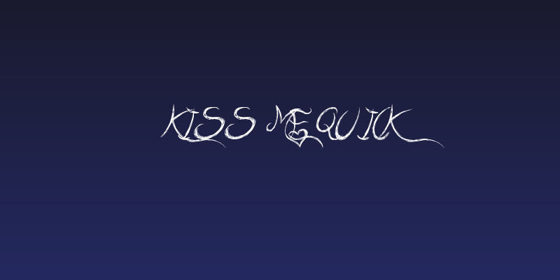 Kiss Me Quick Social Header