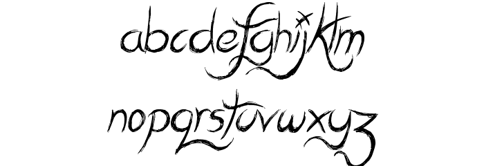 Kiss Me Quick Font LOWERCASE
