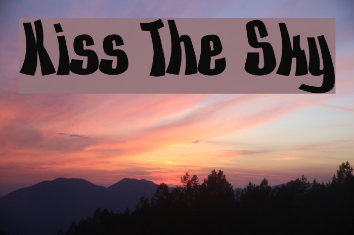 Kiss The Sky Example 2
