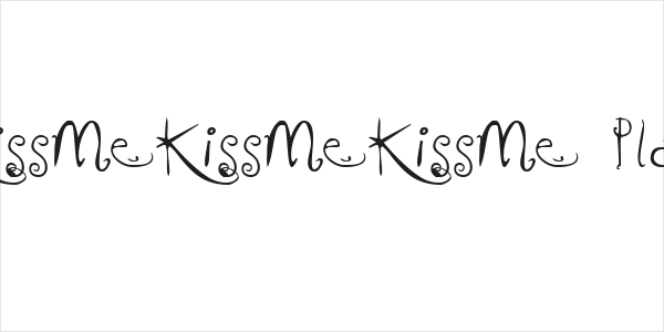KissMeKissMeKissMe Plain Logo