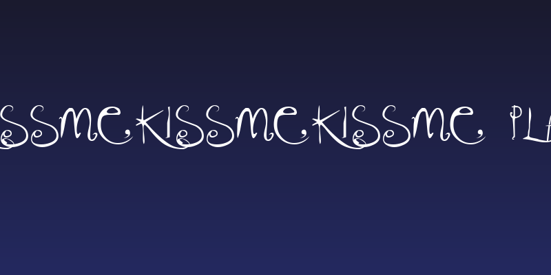 KissMeKissMeKissMe Plain Social Header