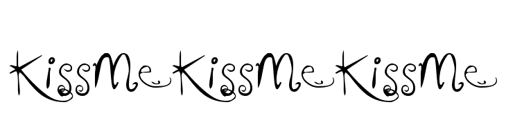 KissMeKissMeKissMe  नि: शुल्क फ़ॉन्ट्स डाउनलोड