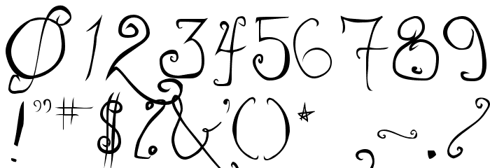 KissMeKissMeKissMe Font OTHER CHARS