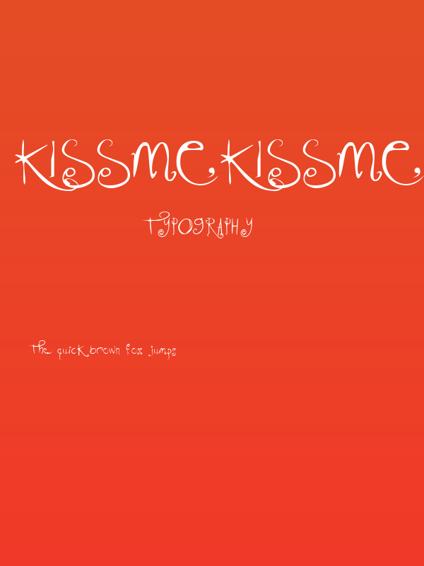 KissMeKissMeKissMe Poster
