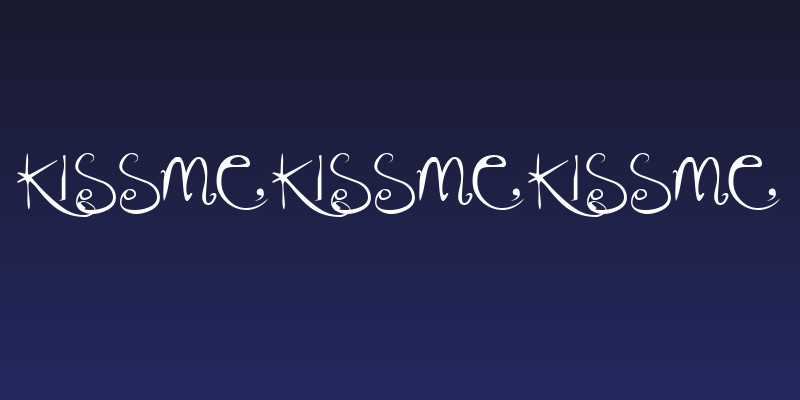 KissMeKissMeKissMe Social Header