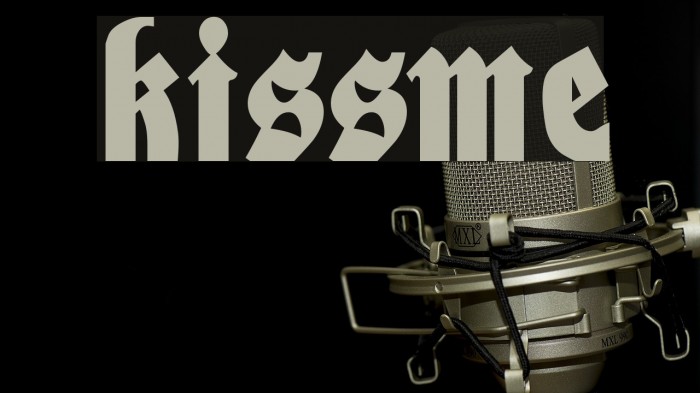KissMe Font examples