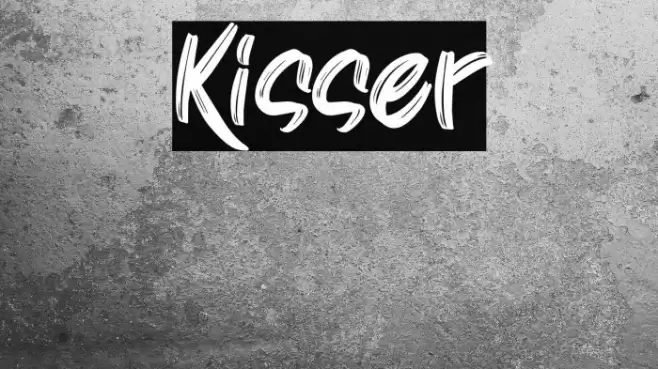 Kisser Font examples