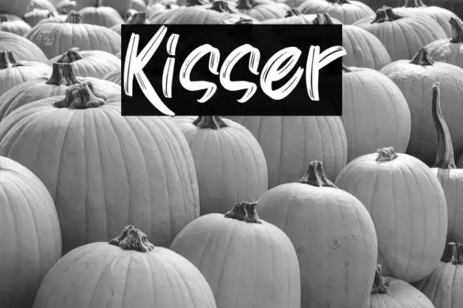 Kisser Font examples