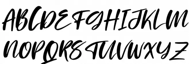 Kissing Love Italic 字体 大写