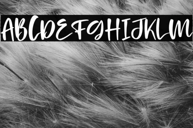 Kissing Love Font examples