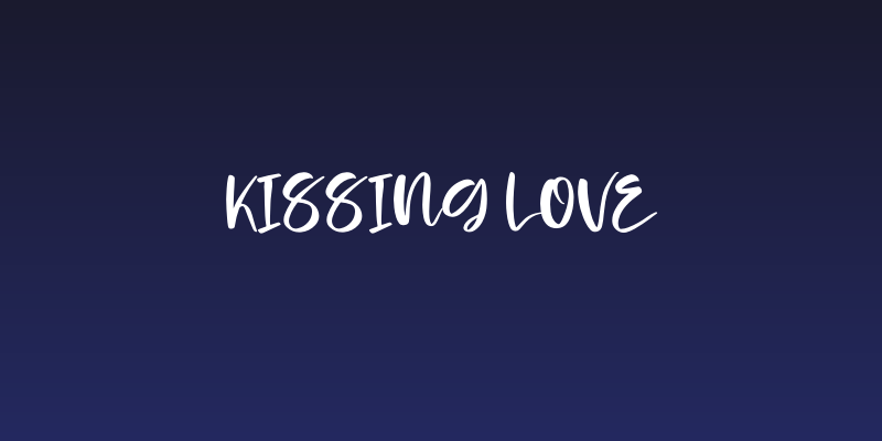 Kissing Love Social Header
