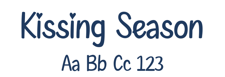 Kissing Season Font Preview