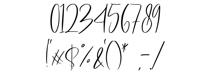 Kissing Sister Font OTHER CHARS