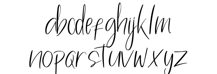 Kissing Sister Font LOWERCASE