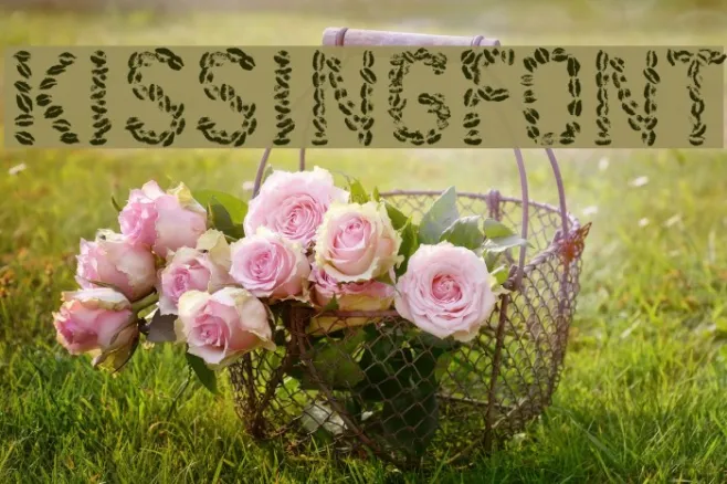 Kissingfont Example 3