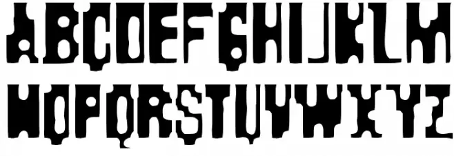 Kisskorv Font UPPERCASE