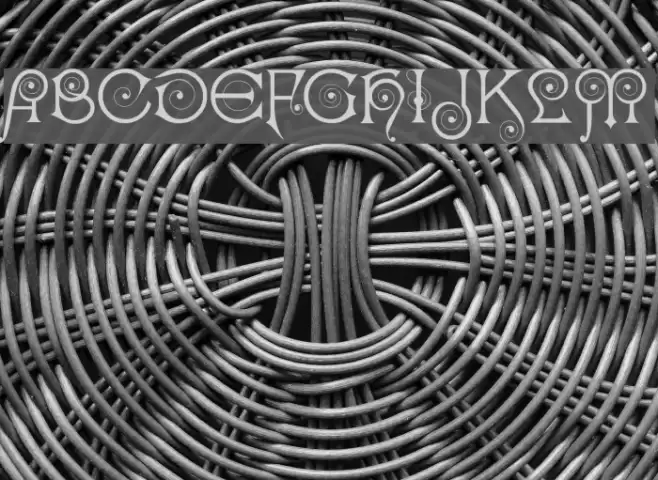 Kisstelle Font examples