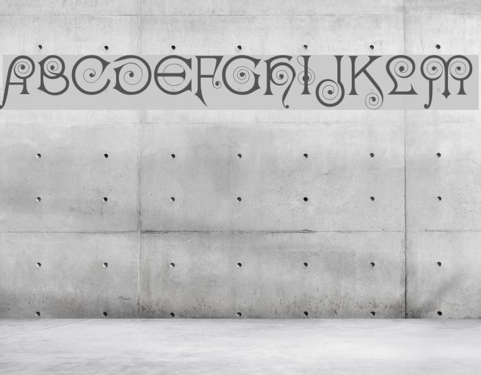 Kisstelle Font examples
