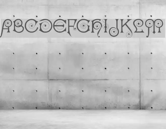 Kisstelle Font examples